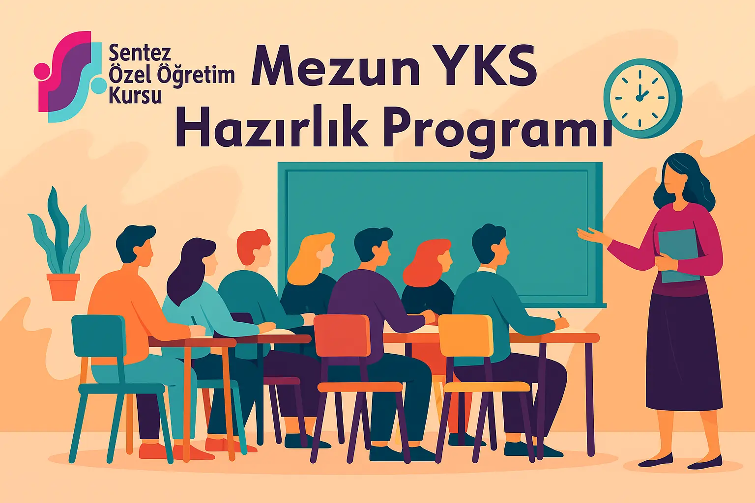 Mezun YKS Hazırlık Programı, sınıf içi eğitim sahnesi.