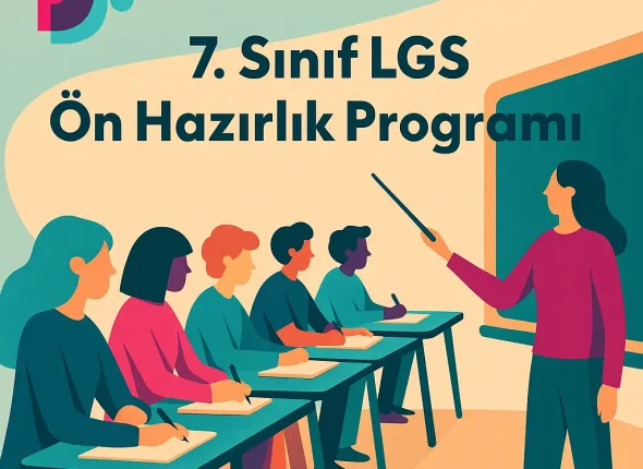 7.sınıf lgs ön hazırlık kurs afişi